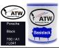 Preview: Porsche, Black, 700 / A1 / L041: 1L Lackdose, von ATW Autoteile West.